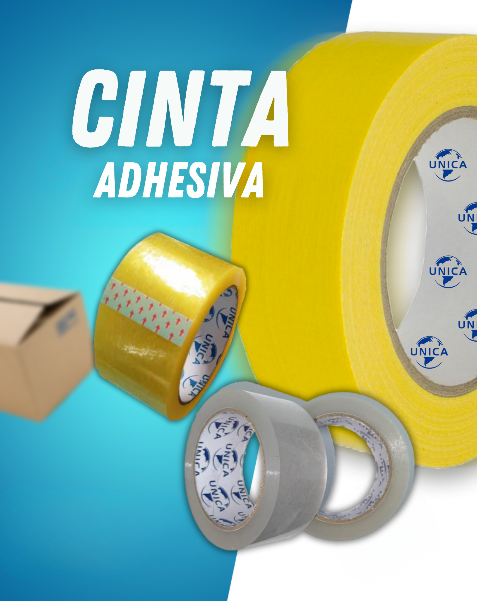 Cinta adhesiva Unica