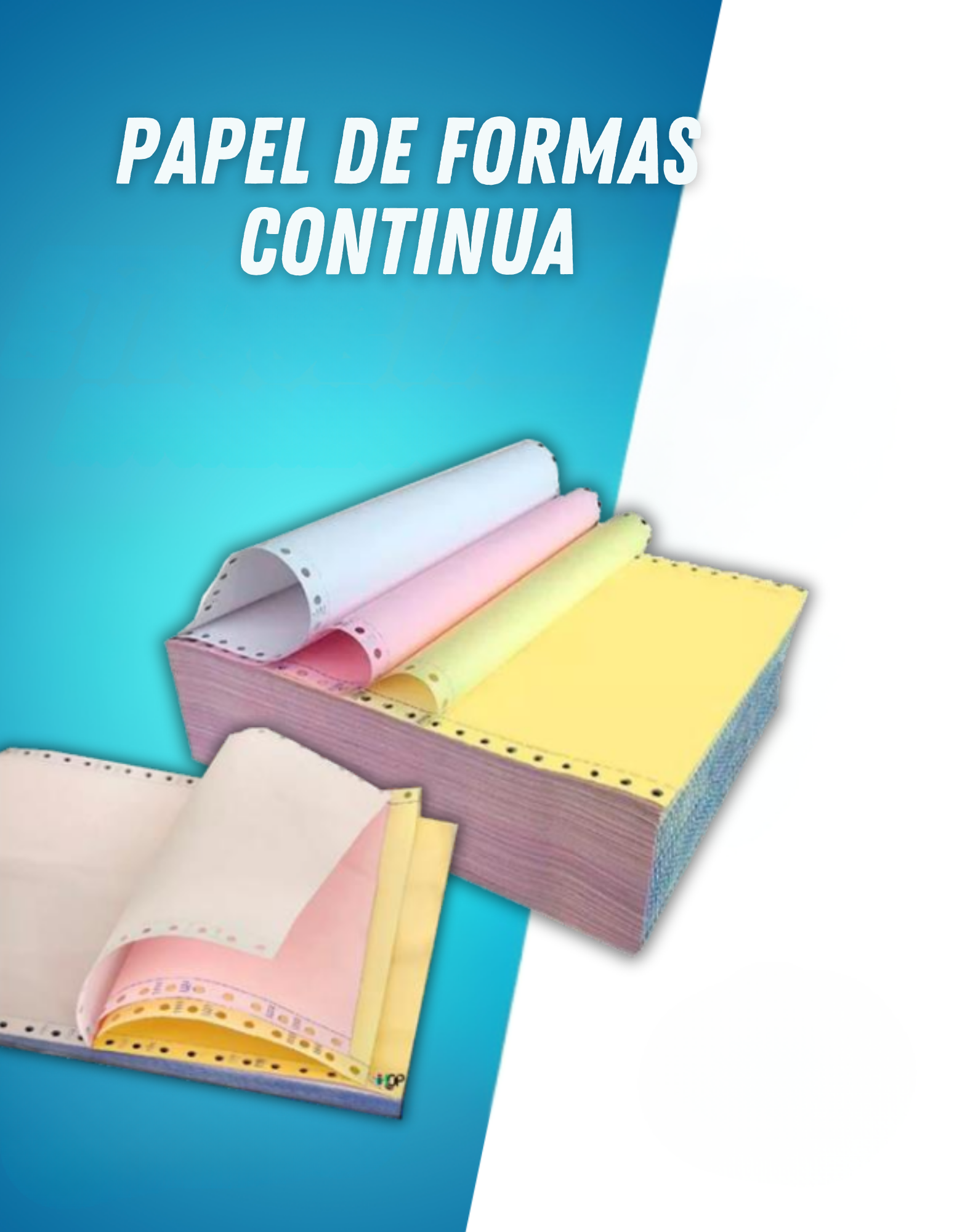 Papel de formas continuas unica