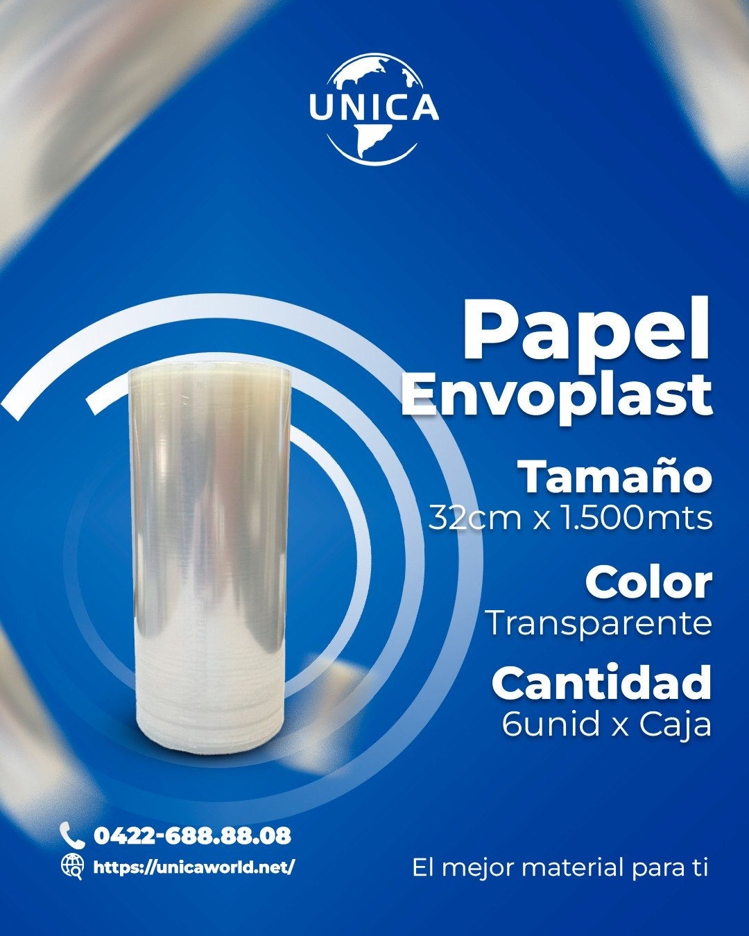 Envoplast transparente