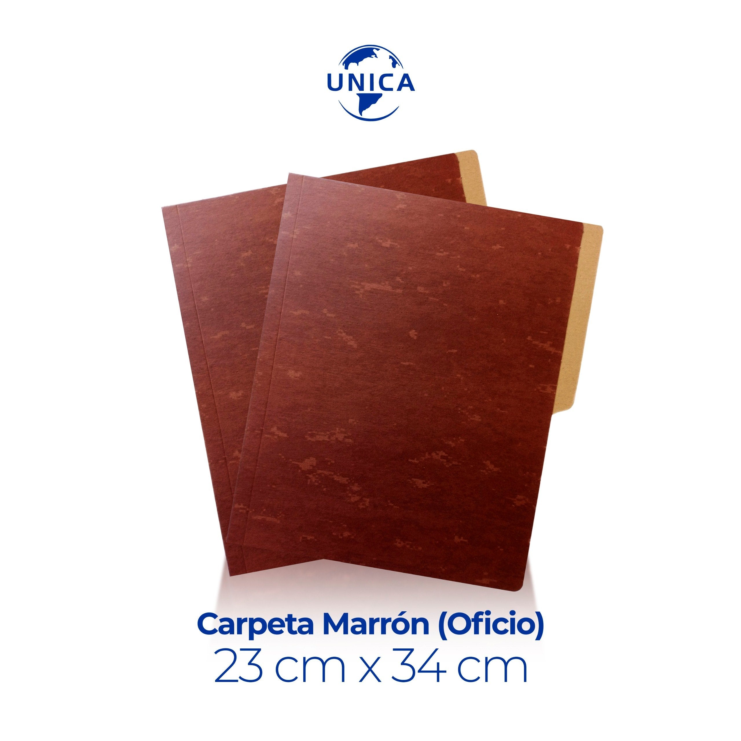 Carpeta marron