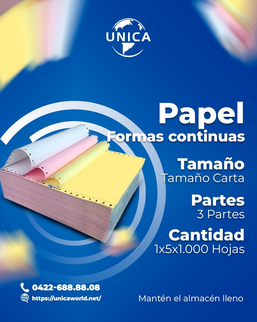 Papel de forma continua