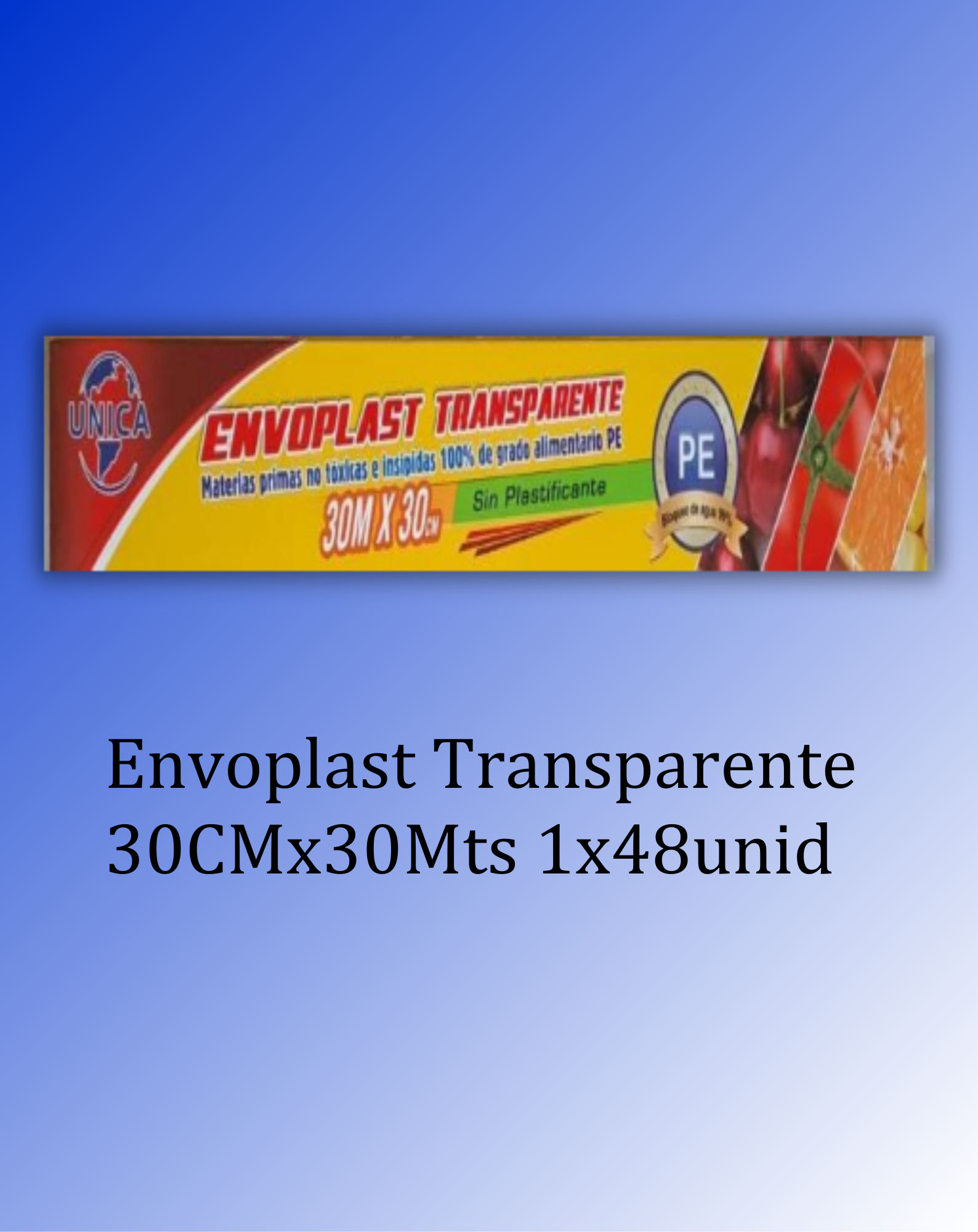 Envoplast transparente