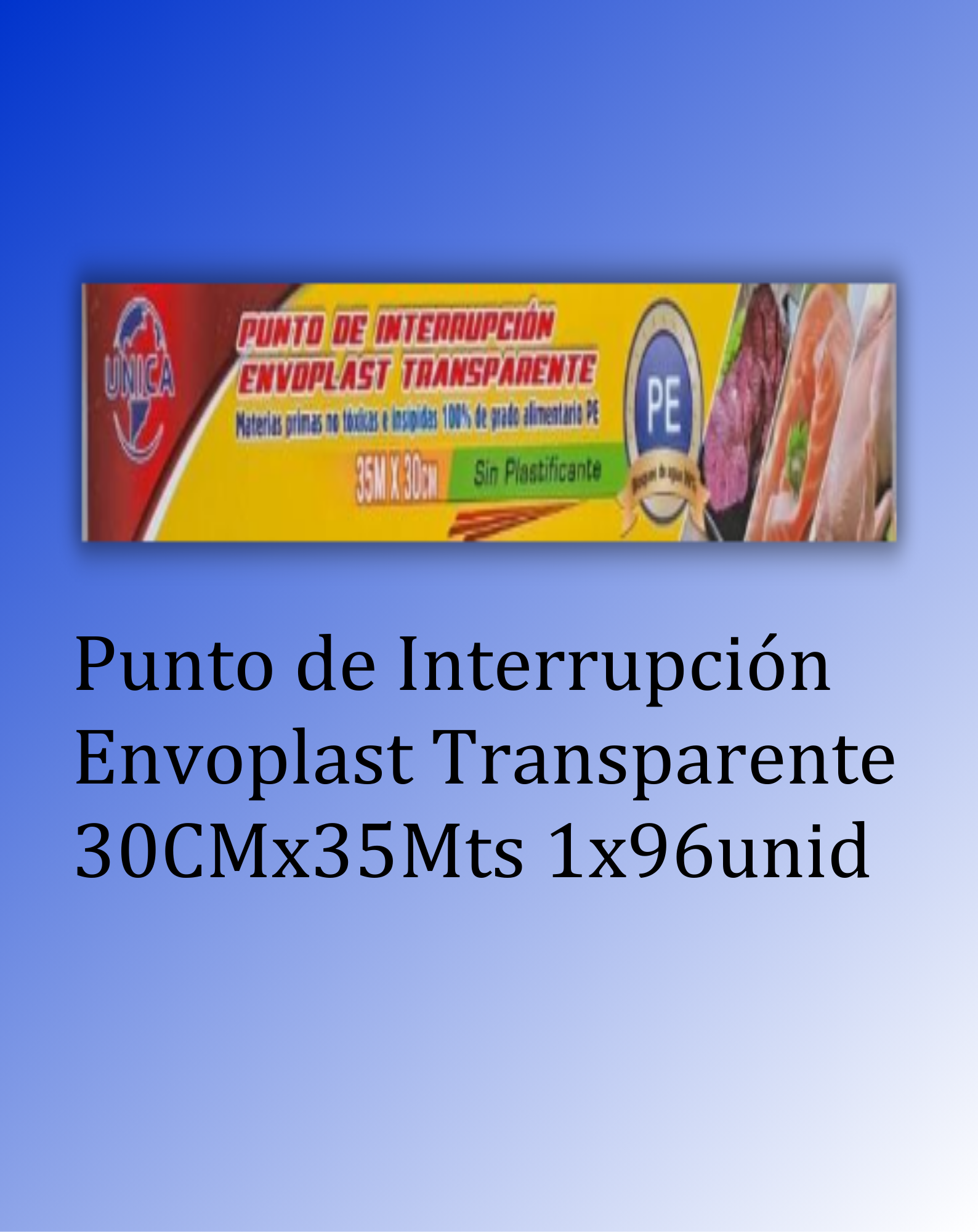 Envoplast transparente
