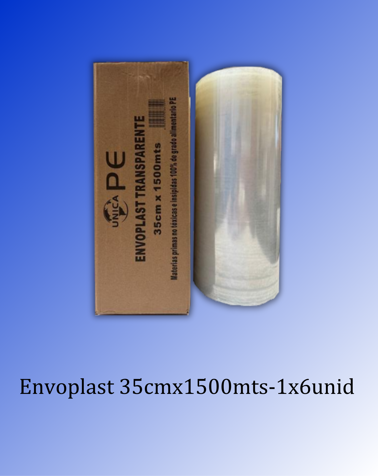Envoplast transparente tamaño grande