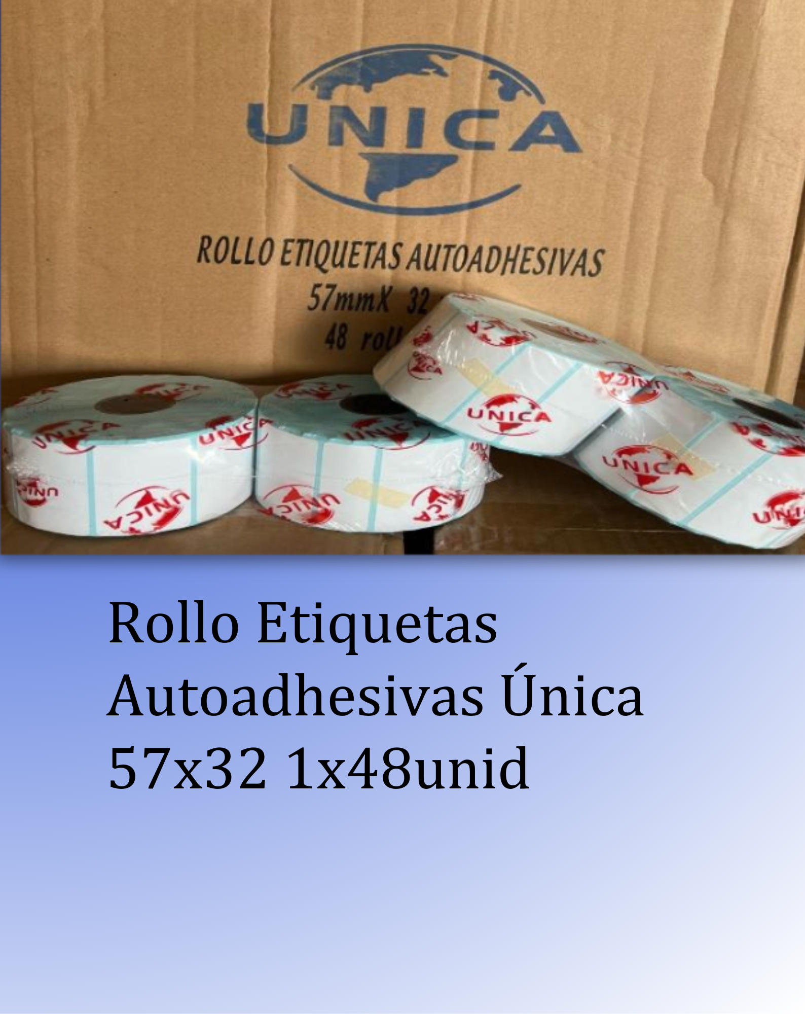 Rollo etiqueta autoadhesiva