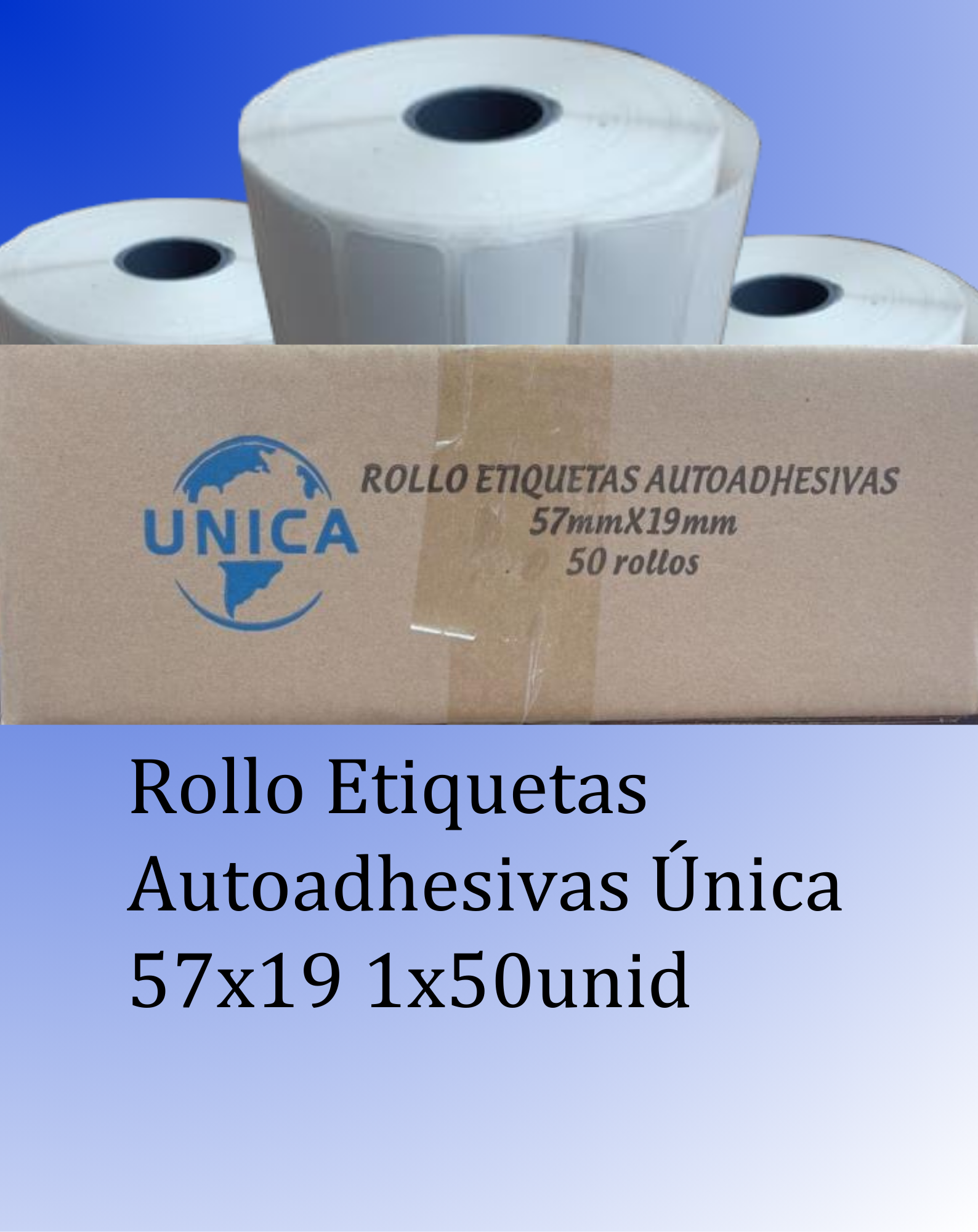 Rollo etiquetas autoadhesivas