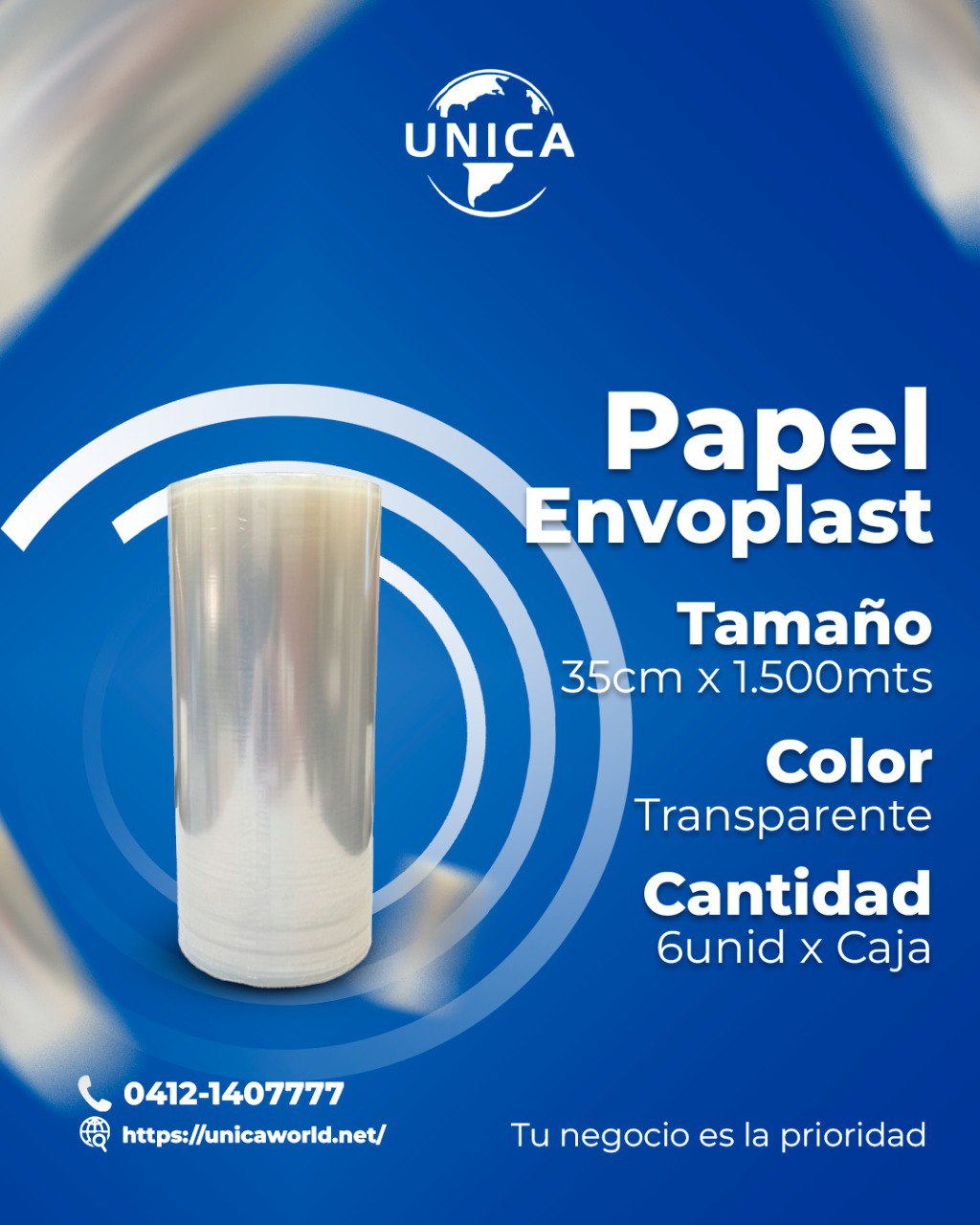 Envoplast transparente