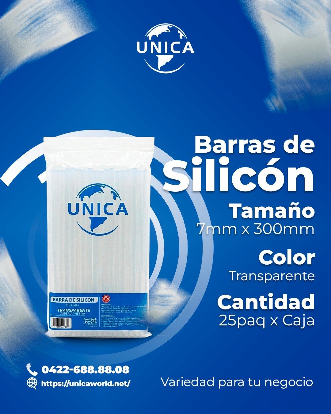 Barra de silicón