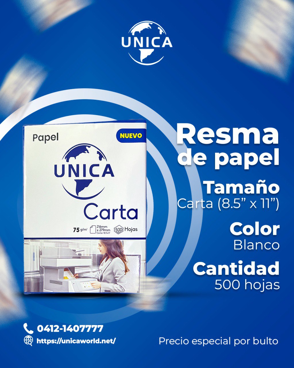 Resma de hojas carta