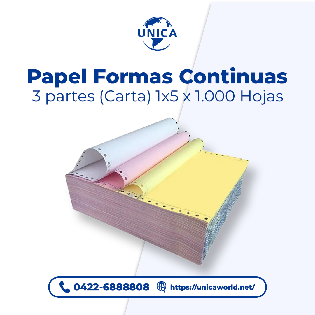 Papel de forma continua
