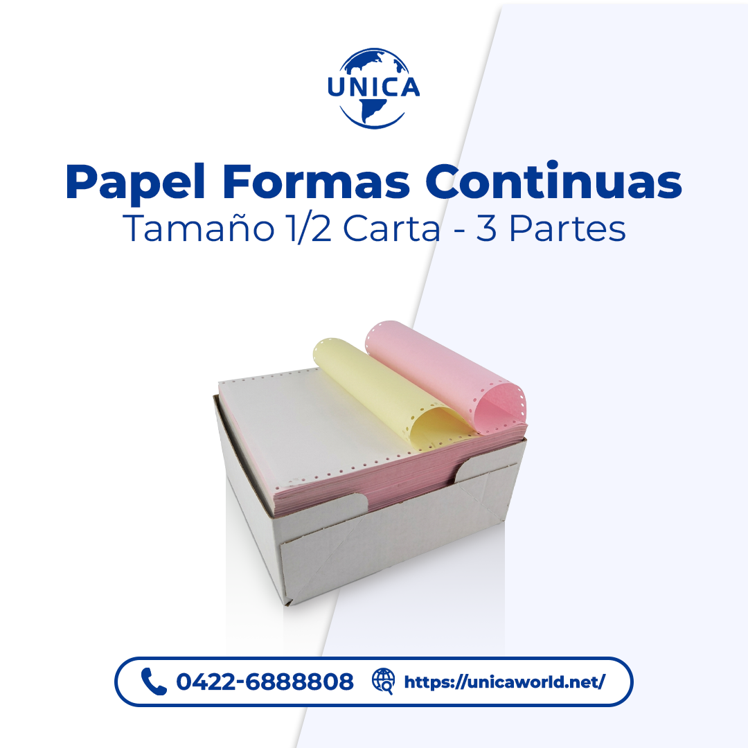Papel formas continuas
