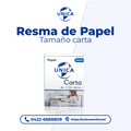 Resma de hojas carta