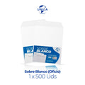 Sobre blanco oficio