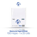 Resma de papel oficio
